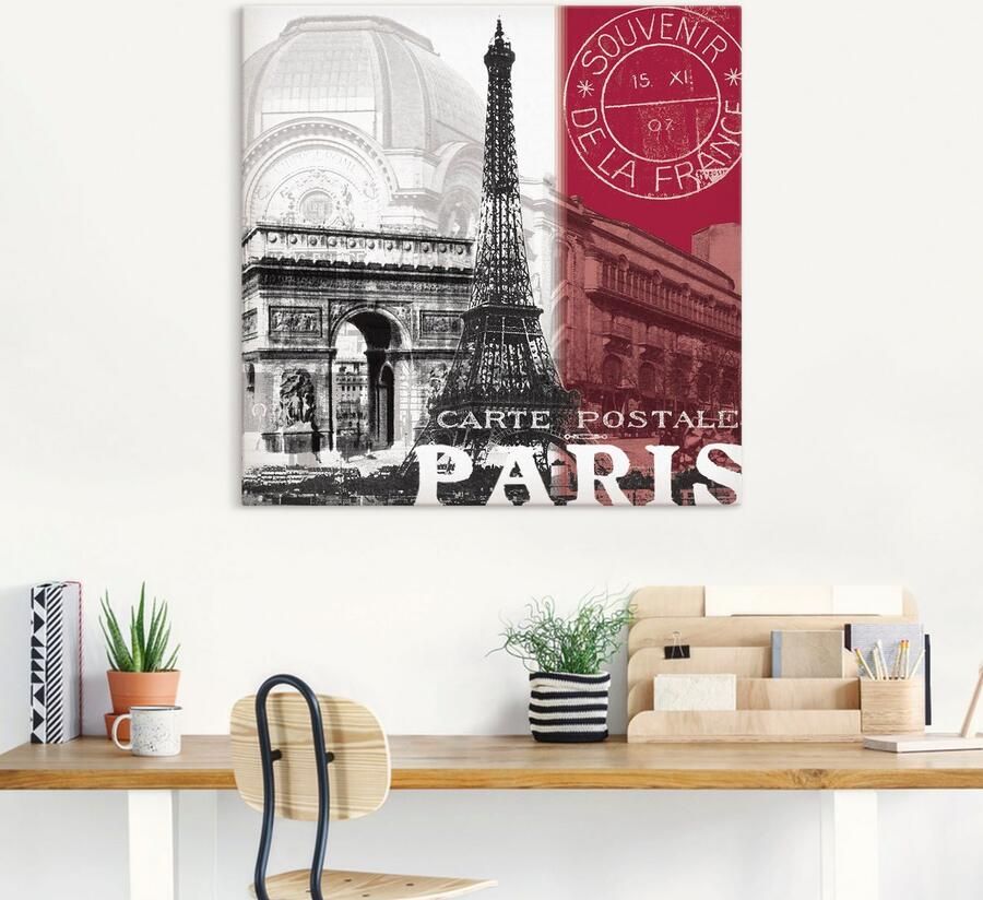 Artland Artprint Paris als artprint van aluminium artprint voor buiten artprint op linnen in verschillende maten - Foto 5
