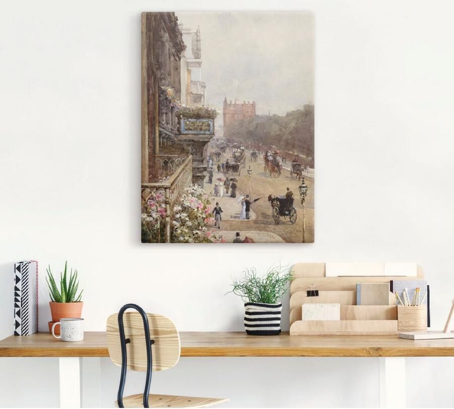Artland Artprint op linnen Piccadilly London. 1894 - Foto 4