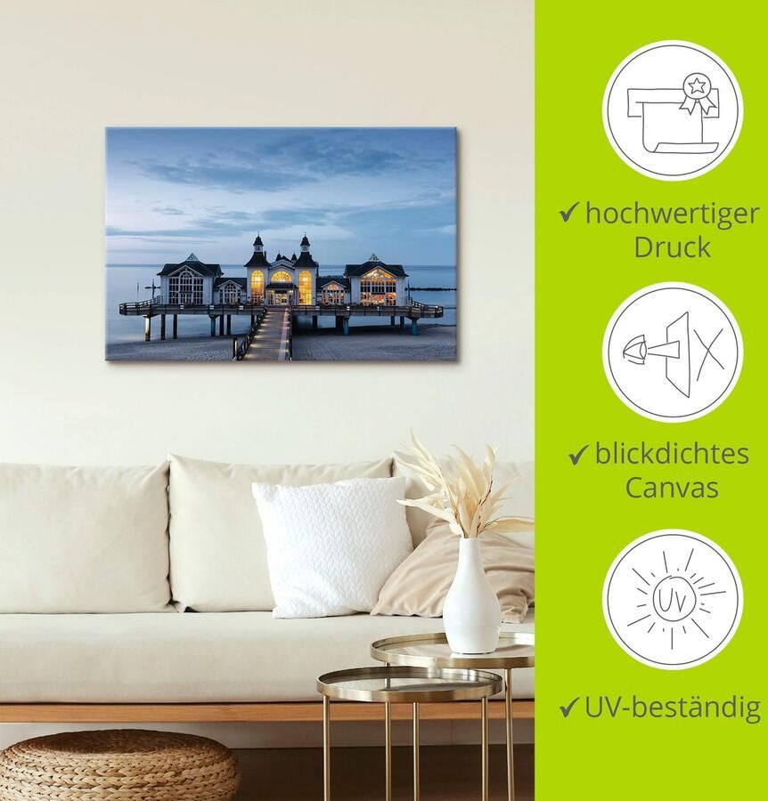 Artland Artprint Pier Sellin als artprint van aluminium artprint voor buiten artprint op linnen in verschillende maten - Foto 2