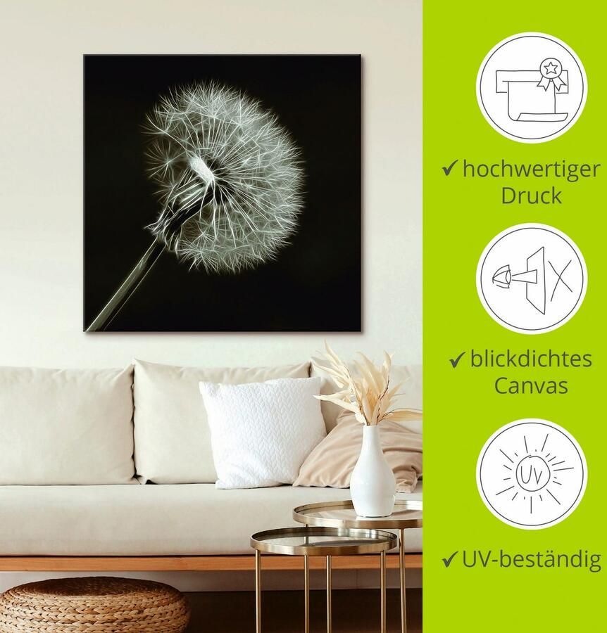 Artland Artprint op linnen Pluizenbol - Foto 3