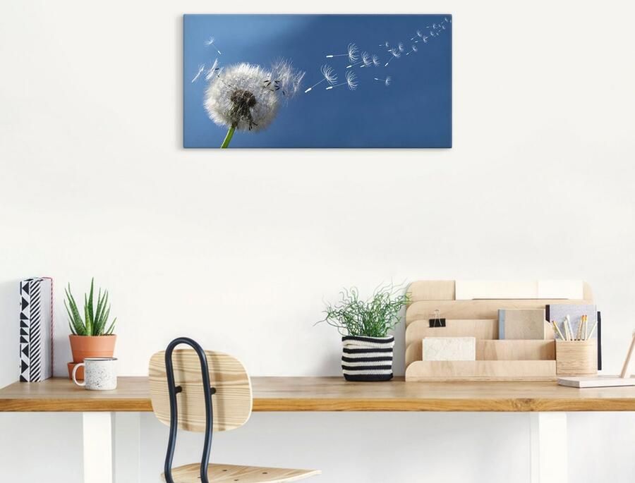 Artland Artprint Pluizenbol als artprint van aluminium artprint voor buiten artprint op linnen poster in verschillende maten. maten - Foto 5