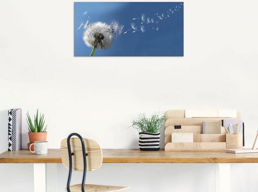 Artland Artprint Pluizenbol als artprint van aluminium artprint voor buiten artprint op linnen poster in verschillende maten. maten - Foto 6