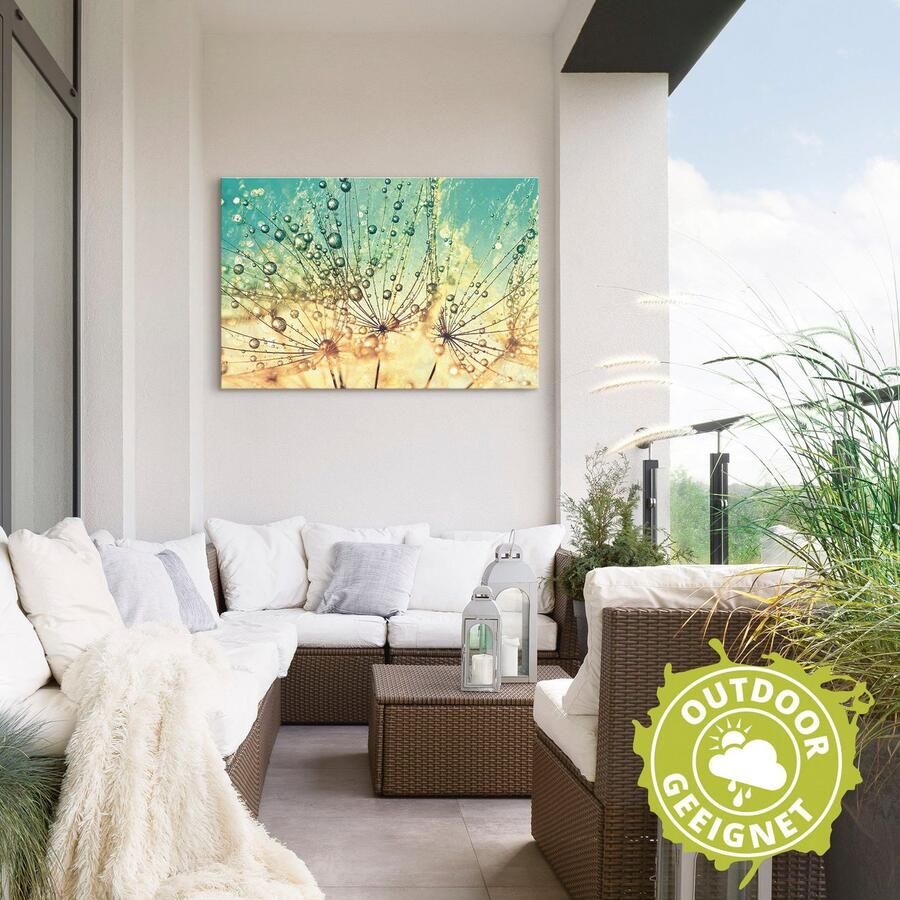 Artland Artprint Pluizenbol druppelmagie als artprint van aluminium artprint voor buiten artprint op linnen poster muursticker - Foto 2