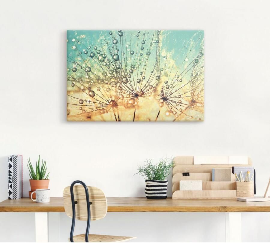 Artland Artprint Pluizenbol druppelmagie als artprint van aluminium artprint voor buiten artprint op linnen poster muursticker - Foto 5