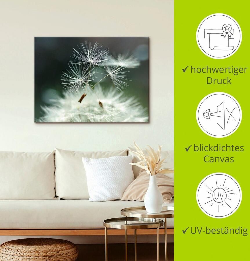 Artland Artprint Pluizenbol Facility als artprint van aluminium artprint voor buiten artprint op linnen poster muursticker - Foto 3