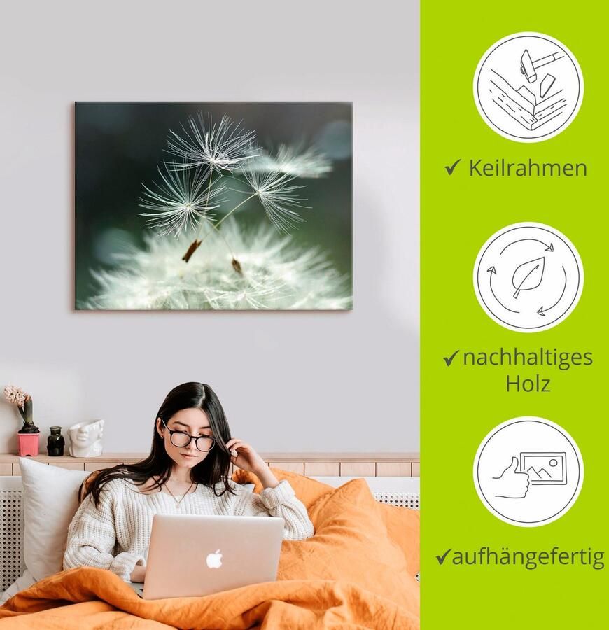 Artland Artprint Pluizenbol Facility als artprint van aluminium artprint voor buiten artprint op linnen poster muursticker - Foto 2