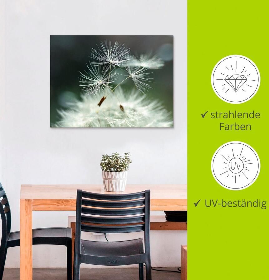 Artland Artprint Pluizenbol Facility als artprint van aluminium artprint voor buiten artprint op linnen poster muursticker - Foto 2