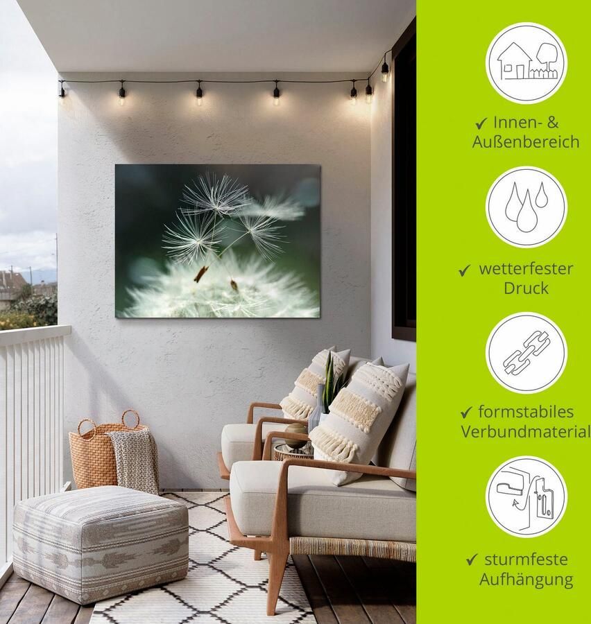 Artland Artprint Pluizenbol Facility als artprint van aluminium artprint voor buiten artprint op linnen poster muursticker - Foto 3