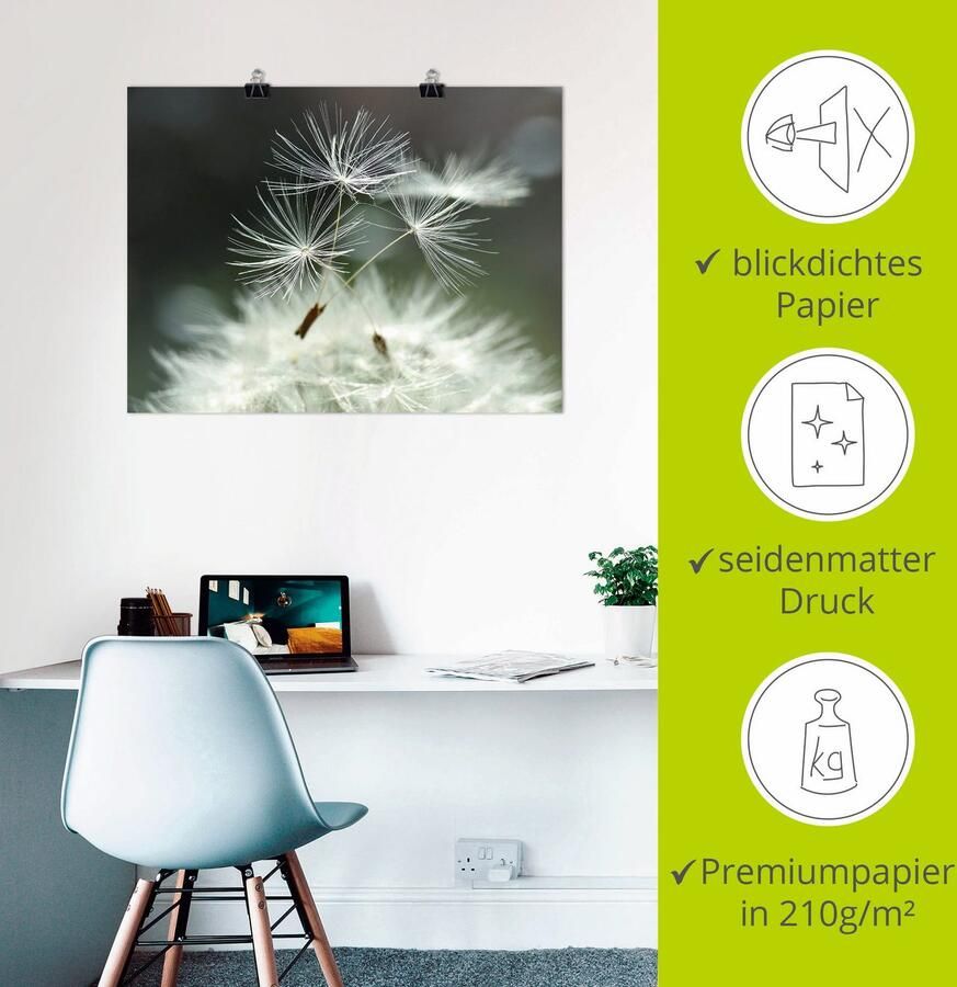 Artland Artprint Pluizenbol Facility als artprint van aluminium artprint voor buiten artprint op linnen poster muursticker - Foto 3