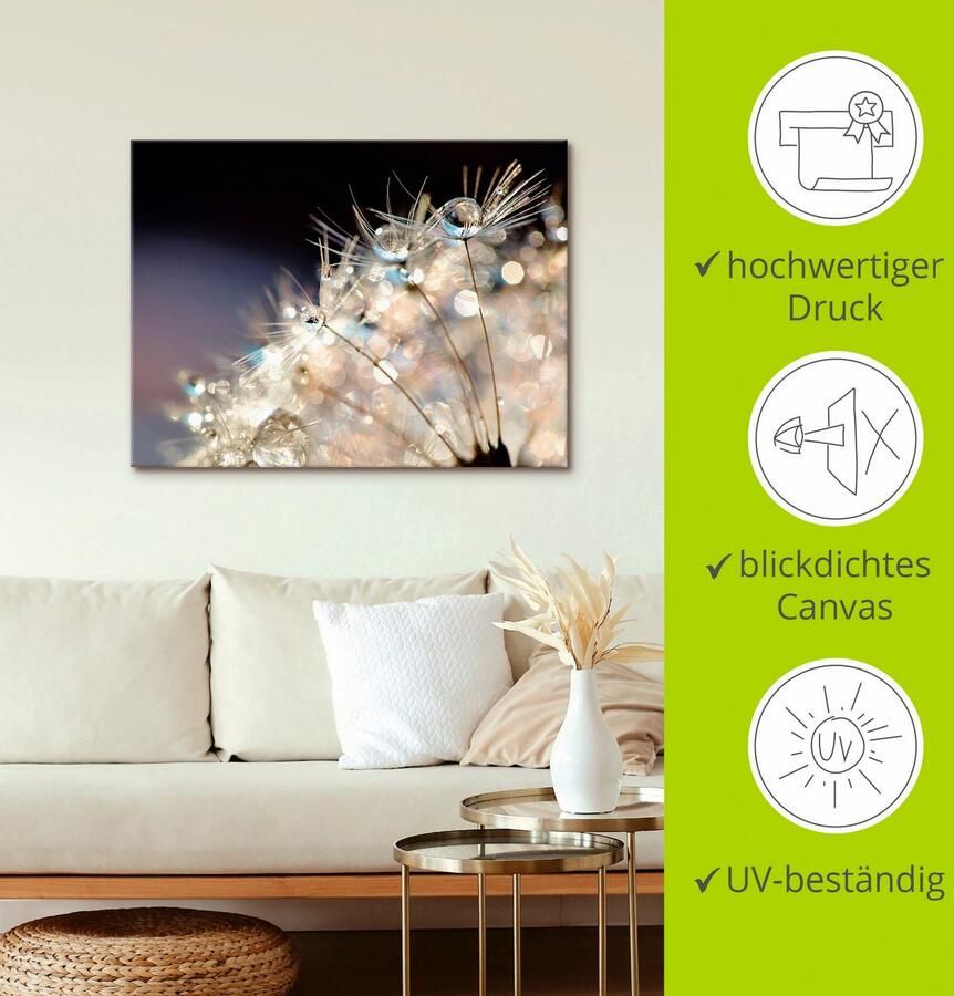 Artland Artprint op linnen Pluizenbol fantasie - Foto 3