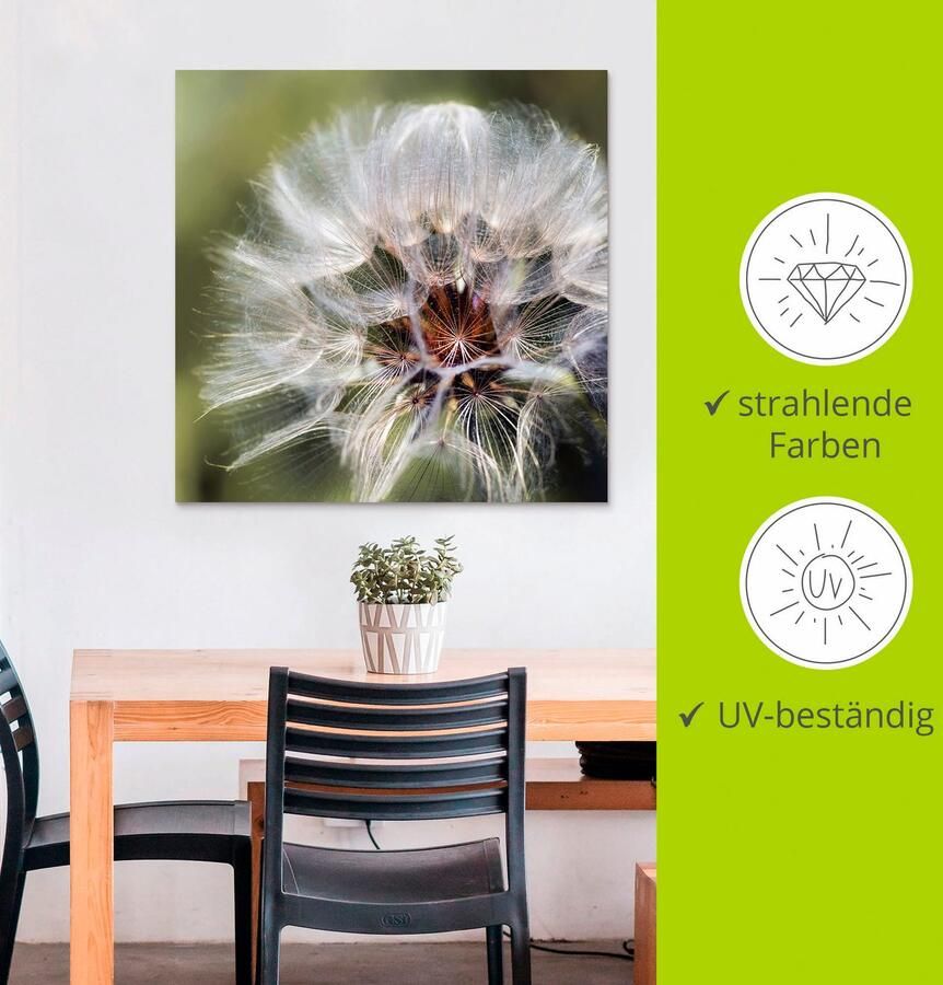 Artland Artprint Pluizenbol II als artprint van aluminium artprint voor buiten poster in diverse formaten - Foto 2