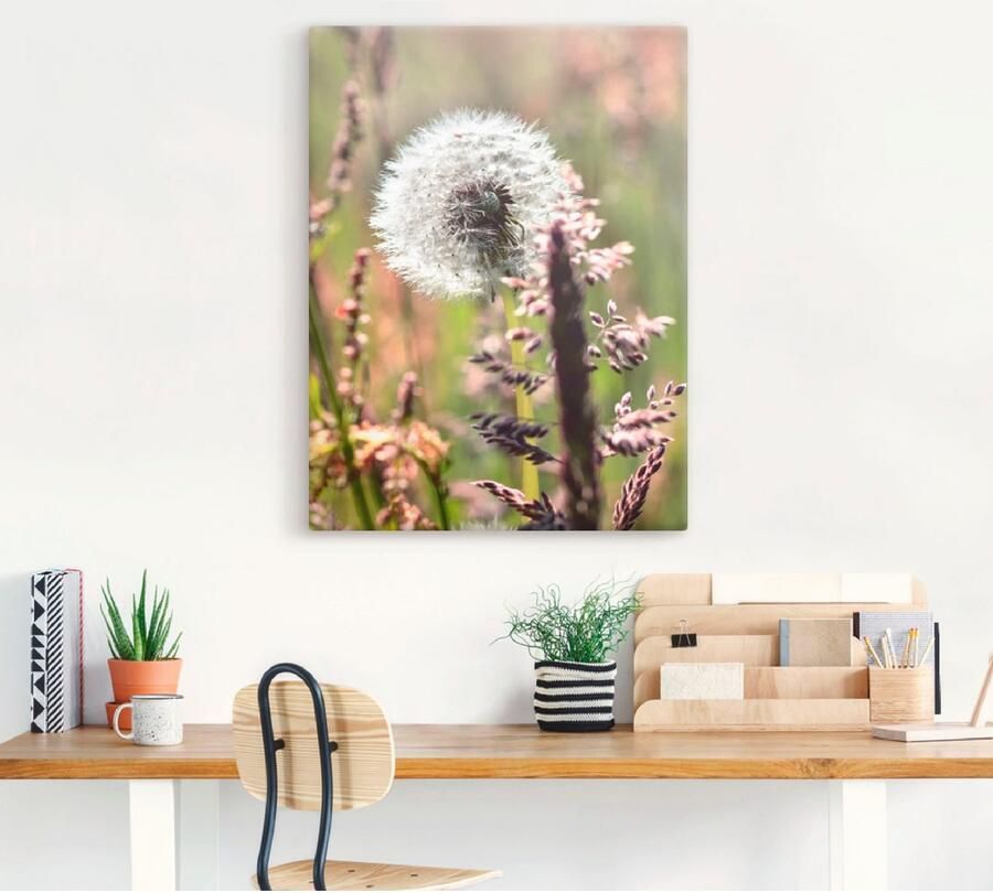 Artland Artprint Pluizenbol III als artprint op linnen poster in verschillende formaten maten - Foto 5