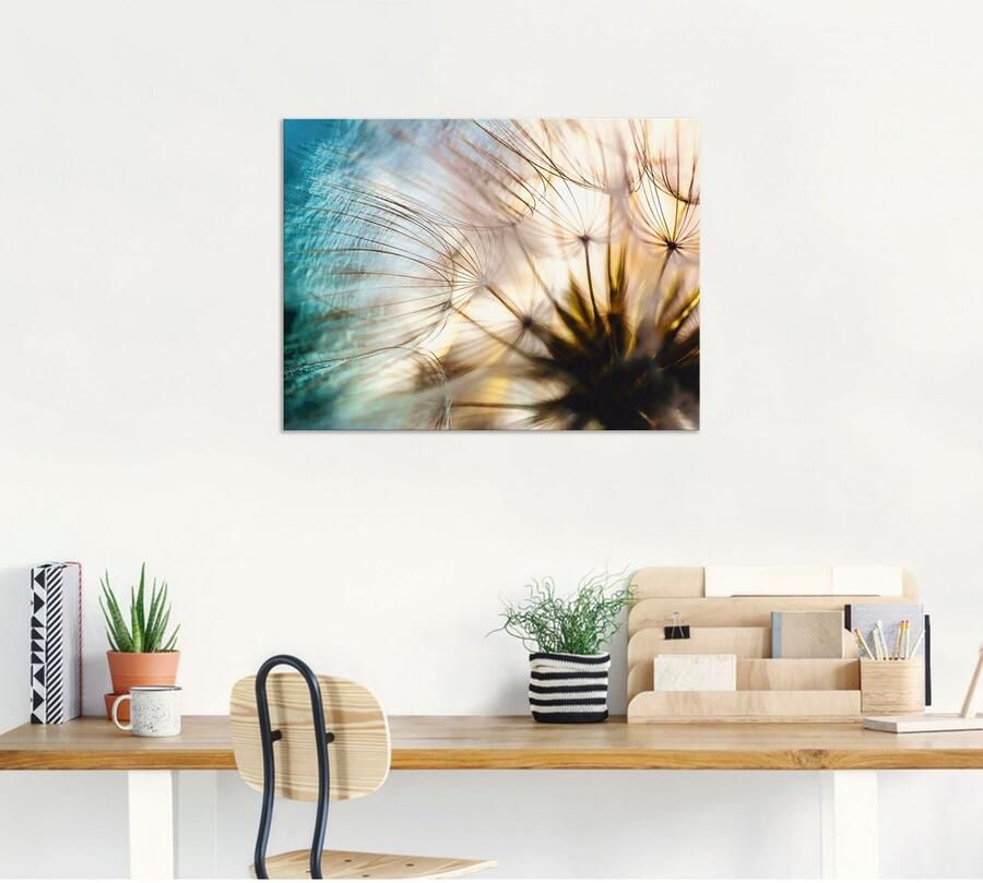 Artland Artprint Pluizenbol macro abstract als artprint van aluminium artprint voor buiten artprint op linnen poster muursticker - Foto 4