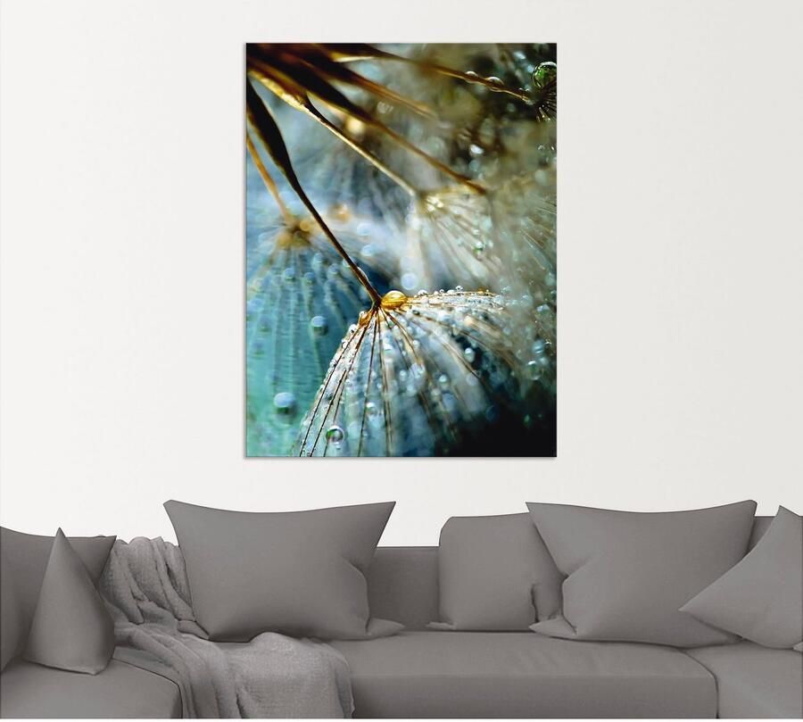 Artland Artprint Pluizenbol mystieke schoonheid als artprint van aluminium artprint voor buiten artprint op linnen poster muursticker - Foto 5