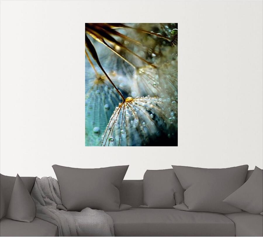 Artland Artprint Pluizenbol mystieke schoonheid als artprint van aluminium artprint voor buiten artprint op linnen poster muursticker - Foto 4