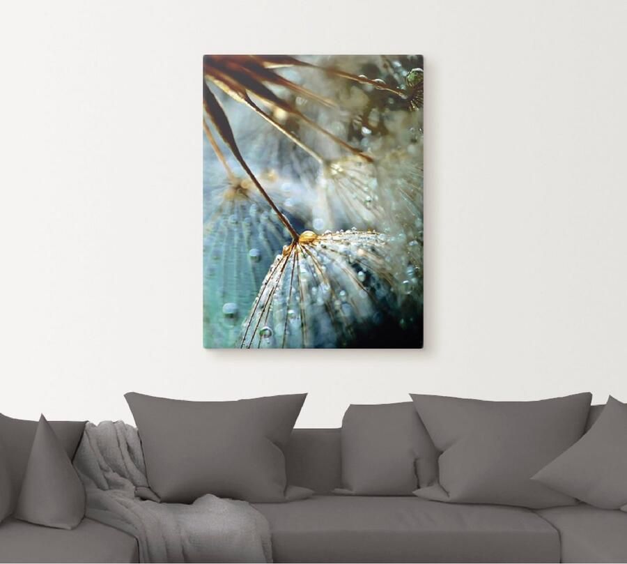 Artland Artprint Pluizenbol mystieke schoonheid als artprint van aluminium artprint voor buiten artprint op linnen poster muursticker - Foto 4