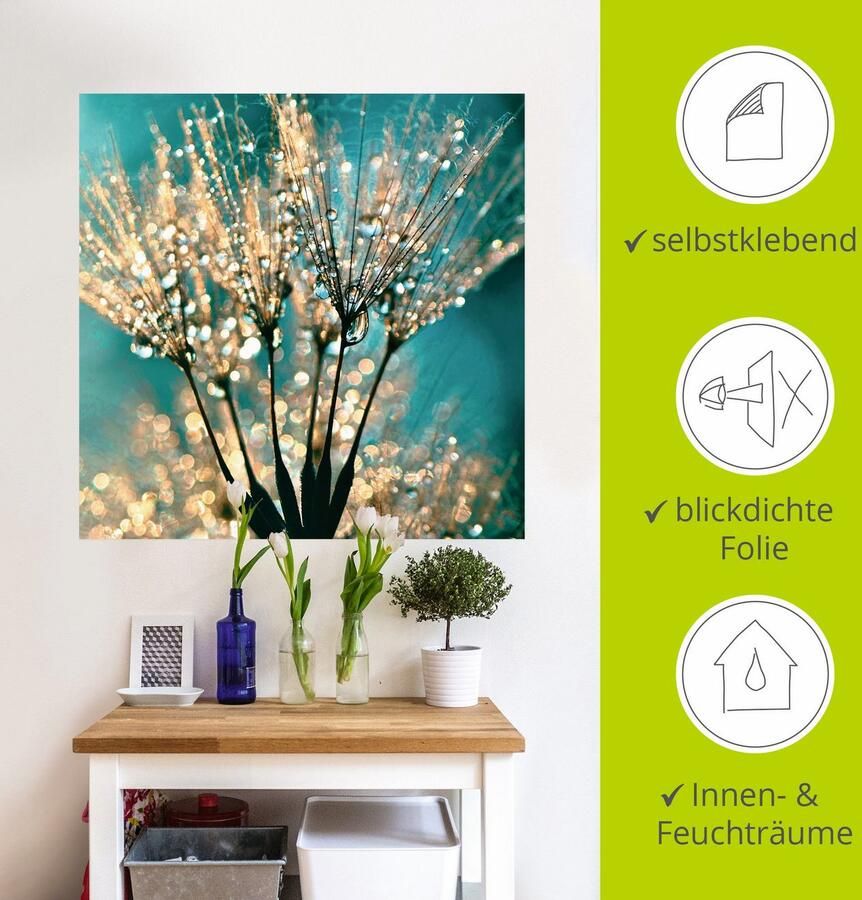 Artland Artprint Pluizenbol pluimen abstract als artprint van aluminium artprint voor buiten artprint op linnen poster muursticker - Foto 3