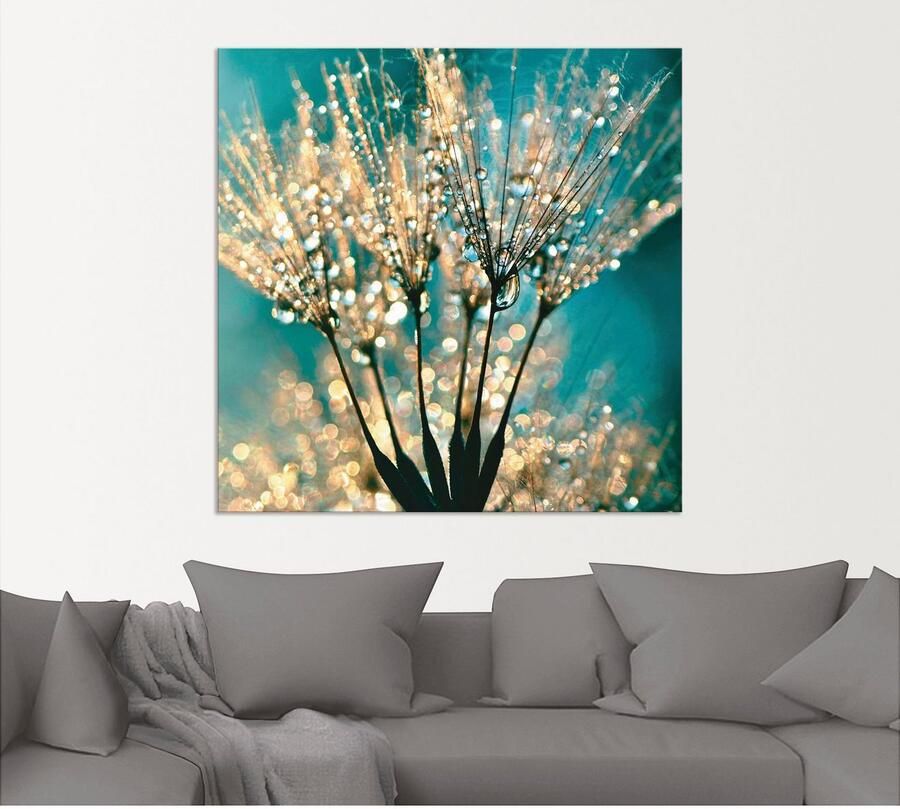 Artland Artprint Pluizenbol pluimen abstract als artprint van aluminium artprint voor buiten artprint op linnen poster muursticker - Foto 5