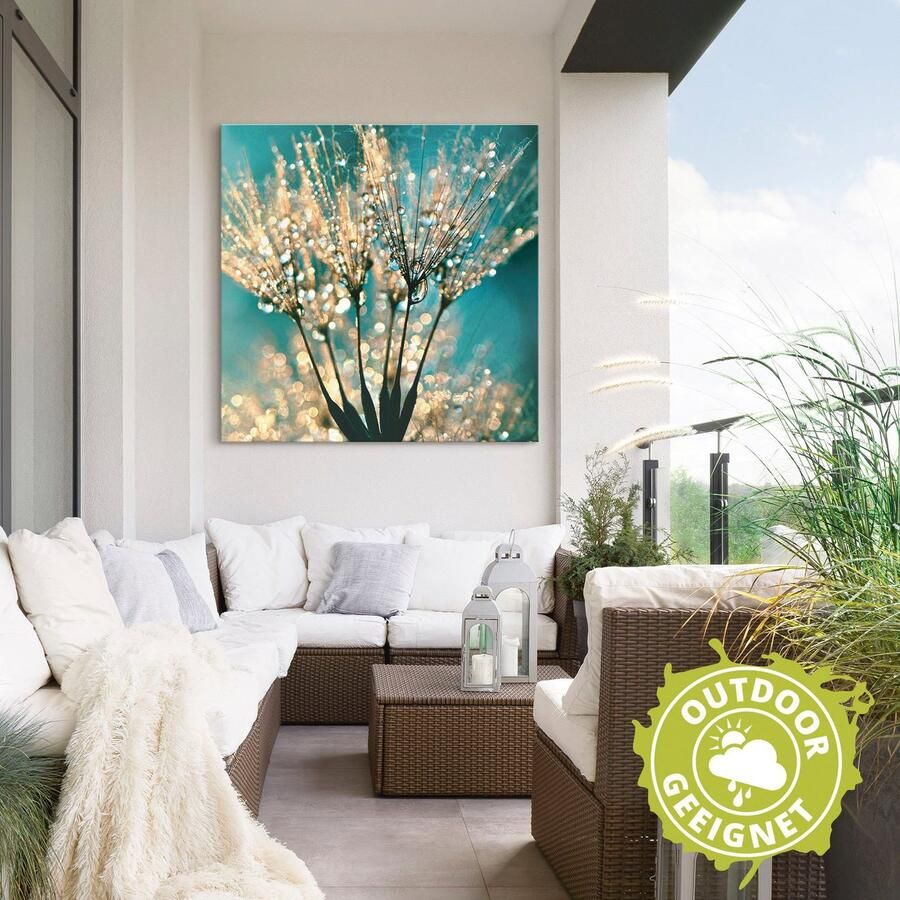 Artland Artprint Pluizenbol pluimen abstract als artprint van aluminium artprint voor buiten artprint op linnen poster muursticker - Foto 2