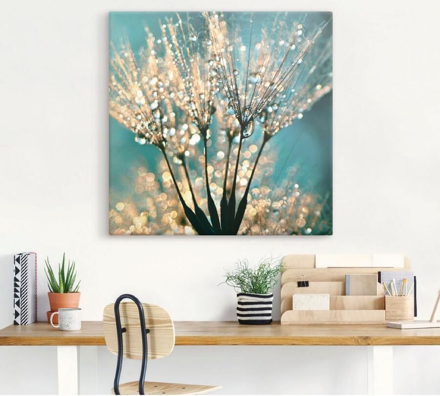 Artland Artprint Pluizenbol pluimen abstract als artprint van aluminium artprint voor buiten artprint op linnen poster muursticker - Foto 5