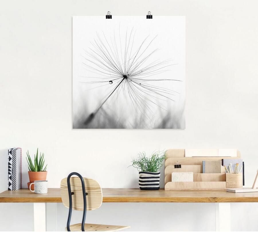 Artland Artprint Pluizenbol pluimen als artprint van aluminium artprint voor buiten artprint op linnen poster muursticker - Foto 6