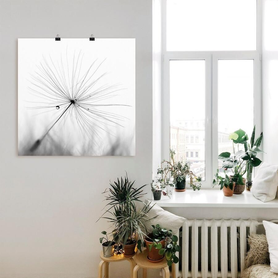 Artland Artprint Pluizenbol pluimen als artprint van aluminium artprint voor buiten artprint op linnen poster muursticker - Foto 2