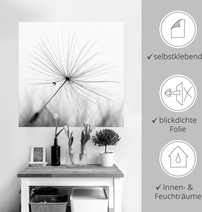 Artland Artprint Pluizenbol pluimen als artprint van aluminium artprint voor buiten artprint op linnen poster muursticker - Foto 3