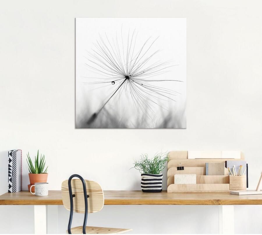 Artland Artprint Pluizenbol pluimen als artprint van aluminium artprint voor buiten artprint op linnen poster muursticker - Foto 5