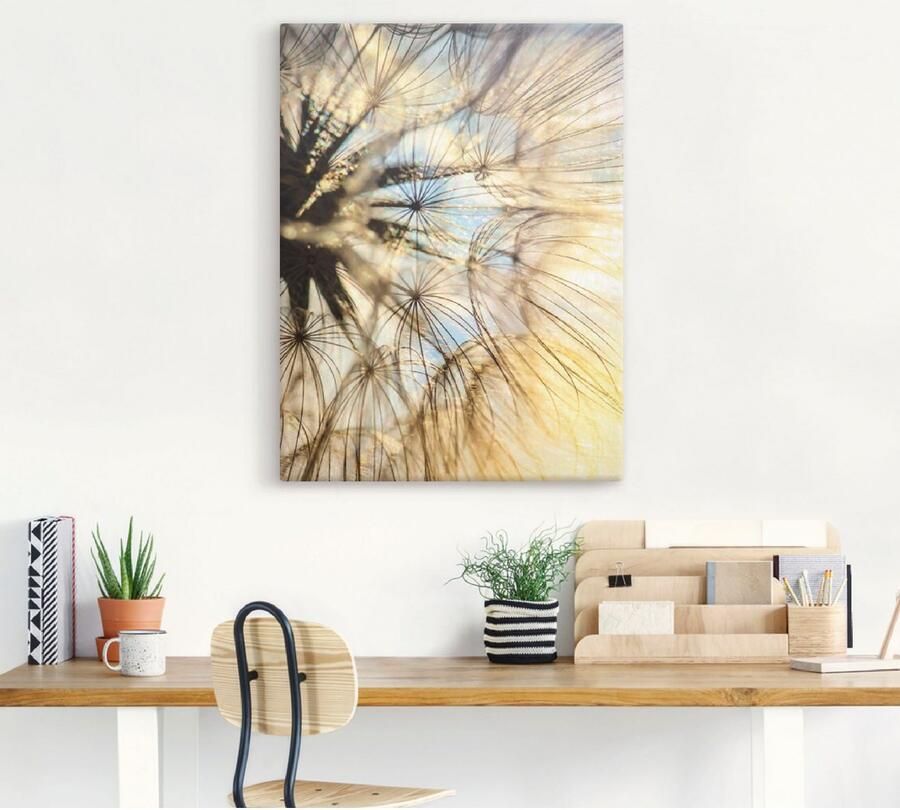 Artland Artprint op linnen Pluizenbol poëzie - Foto 4