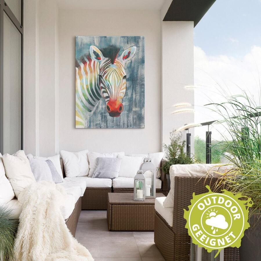 Artland Artprint Prisma zebra I als artprint van aluminium artprint op linnen muursticker verschillende maten