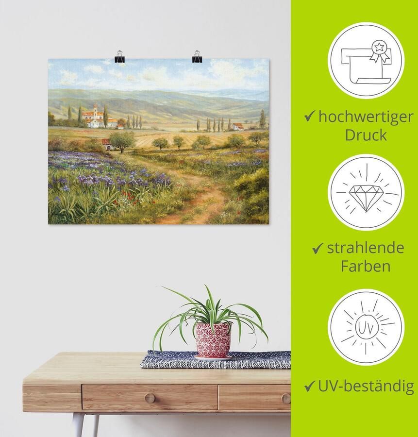 Artland Artprint Provence als artprint van aluminium artprint voor buiten artprint op linnen poster in verschillende maten. maten - Foto 5
