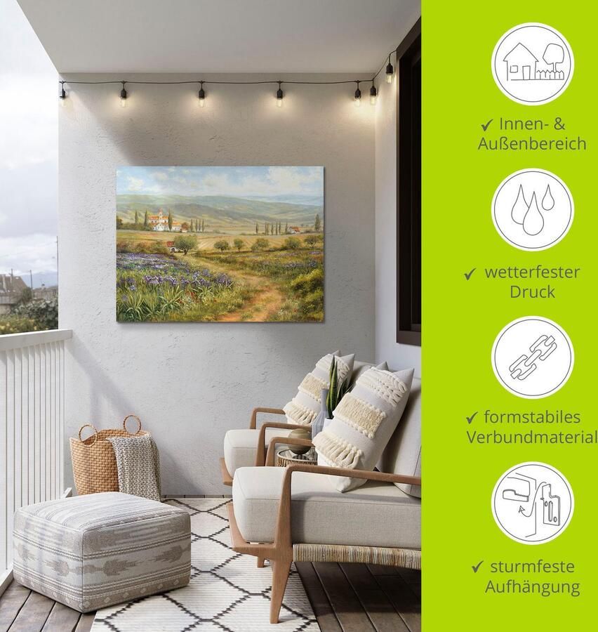 Artland Artprint Provence als artprint van aluminium artprint voor buiten artprint op linnen poster in verschillende maten. maten - Foto 5