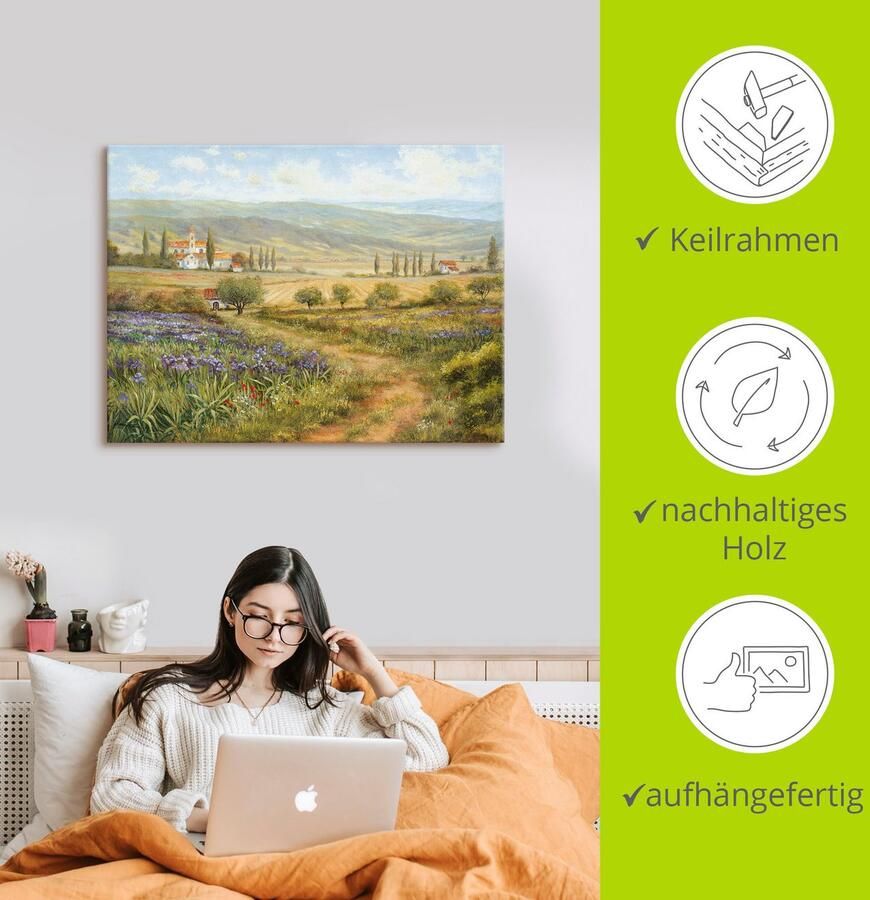 Artland Artprint Provence als artprint van aluminium artprint voor buiten artprint op linnen poster in verschillende maten. maten - Foto 2