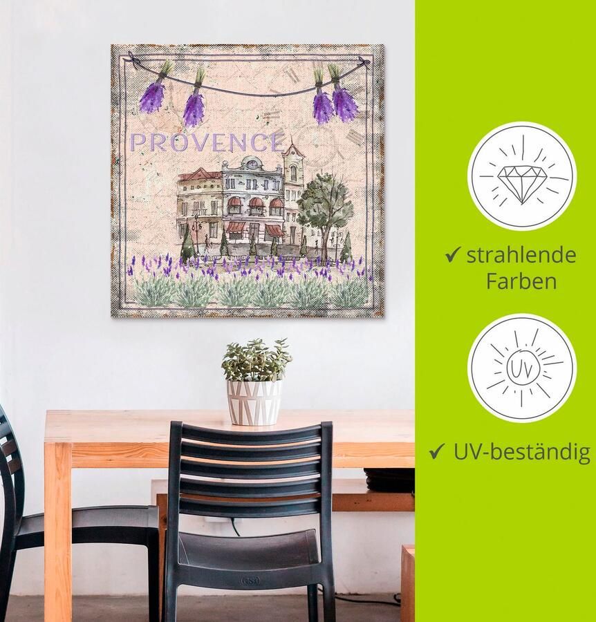 Artland Artprint Provence-Mijn liefde als artprint van aluminium artprint voor buiten artprint op linnen in verschillende maten - Foto 2