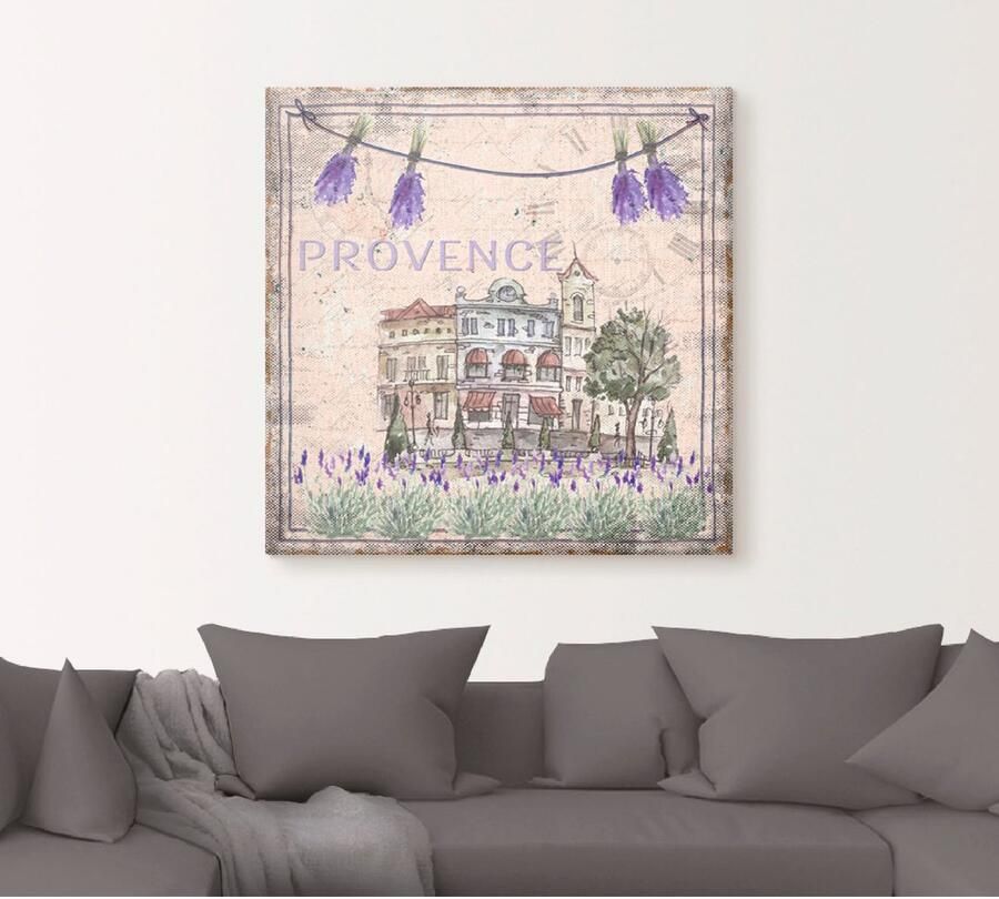 Artland Artprint Provence-Mijn liefde als artprint van aluminium artprint voor buiten artprint op linnen in verschillende maten - Foto 3