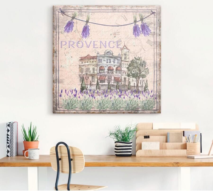 Artland Artprint Provence-Mijn liefde als artprint van aluminium artprint voor buiten artprint op linnen in verschillende maten - Foto 4