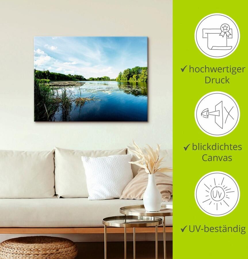 Artland Artprint Pure idylle als artprint op linnen poster muursticker in verschillende maten - Foto 2