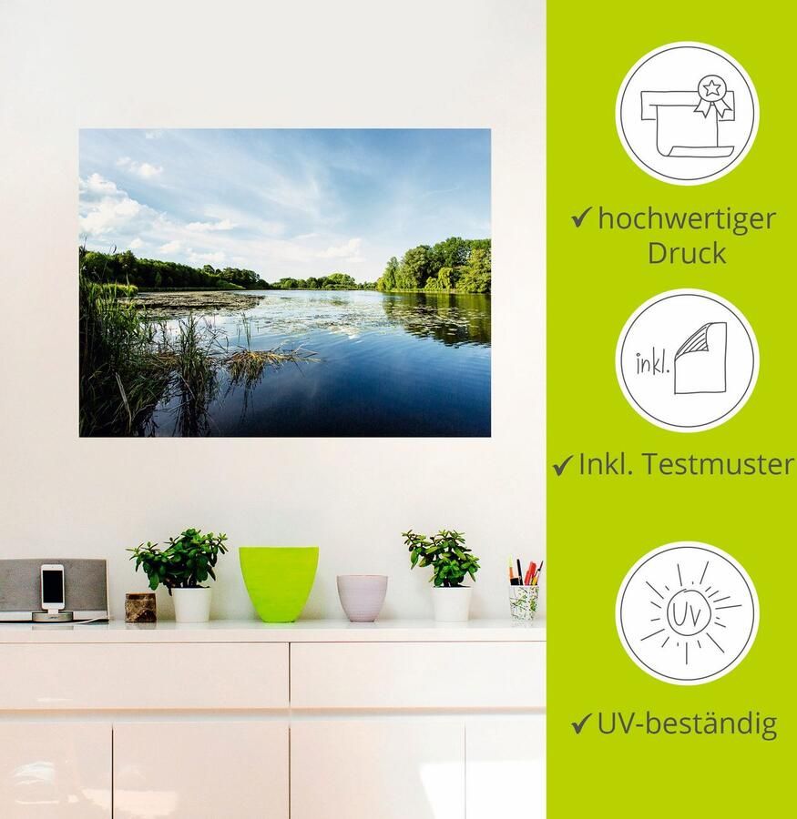 Artland Artprint Pure idylle als artprint op linnen poster muursticker in verschillende maten - Foto 2