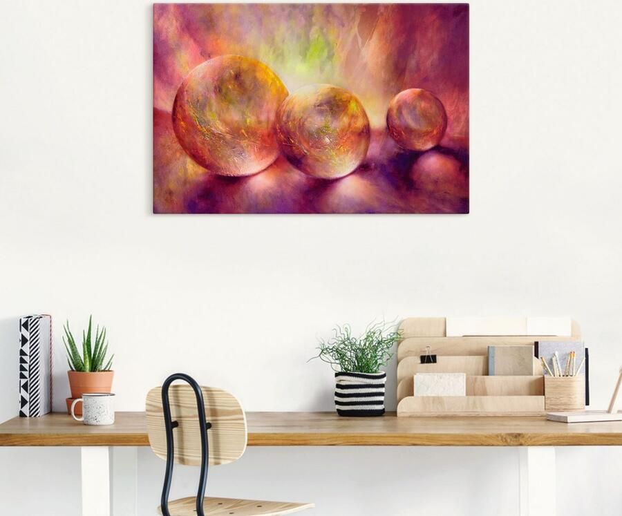 Artland Artprint Purper licht als artprint van aluminium artprint voor buiten artprint op linnen poster in verschillende maten. maten - Foto 5