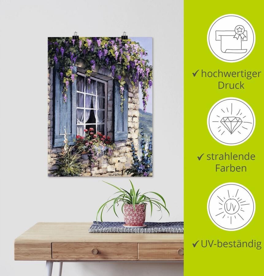Artland Artprint Raam I als artprint op linnen poster muursticker in verschillende maten - Foto 3