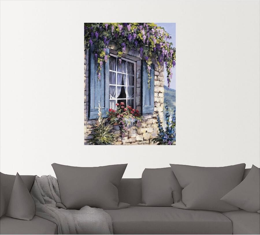 Artland Artprint Raam I als artprint op linnen poster muursticker in verschillende maten - Foto 4