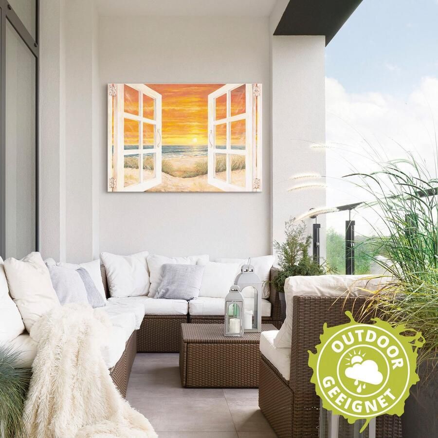 Artland Artprint Raam op zee als artprint van aluminium artprint op linnen muursticker verschillende maten - Foto 2