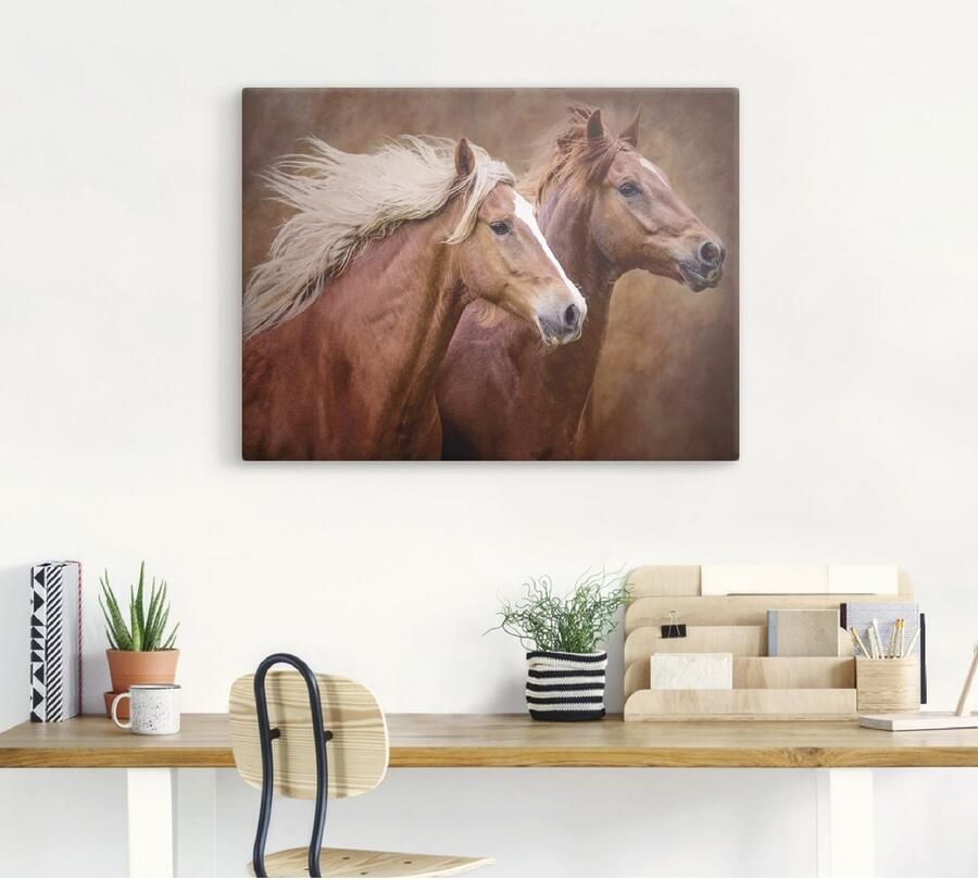 Artland Artprint op linnen Raszuivere paarden I - Foto 4