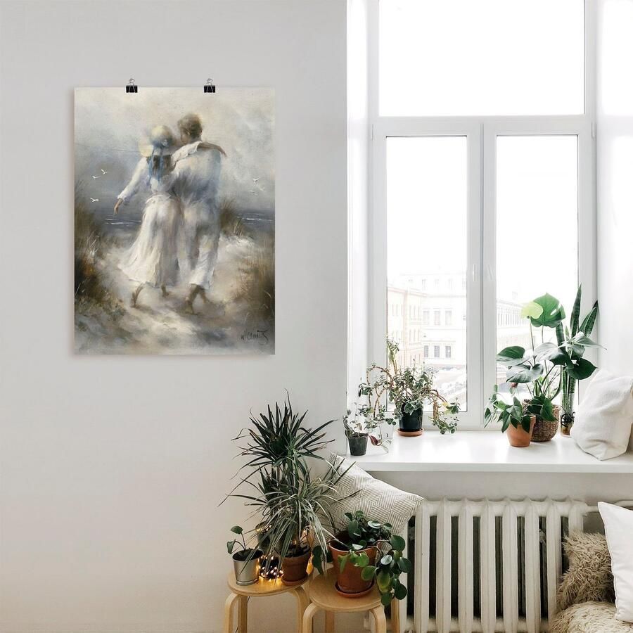 Artland Artprint Romantiek als artprint op linnen poster muursticker in verschillende maten - Foto 2