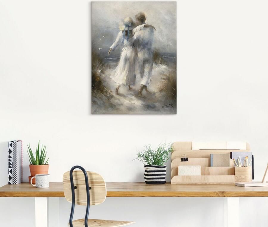 Artland Artprint Romantiek als artprint op linnen poster muursticker in verschillende maten - Foto 4
