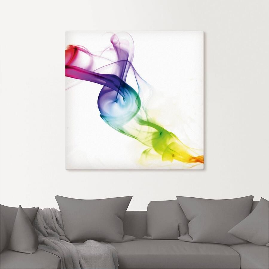 Artland Artprint Rook abstract als artprint op linnen poster in verschillende formaten maten