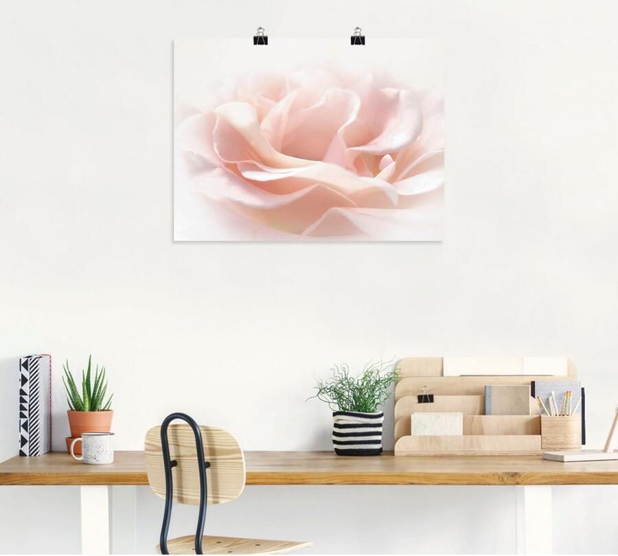 Artland Artprint Roos I als artprint van aluminium artprint voor buiten artprint op linnen poster muursticker - Foto 4