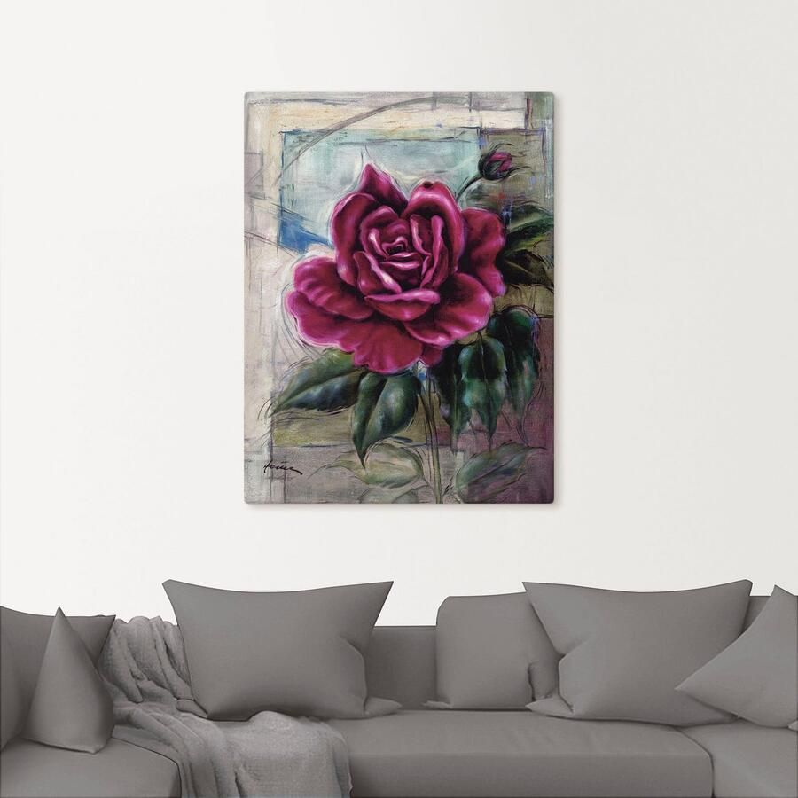 Artland Artprint op linnen Roos II - Foto 2