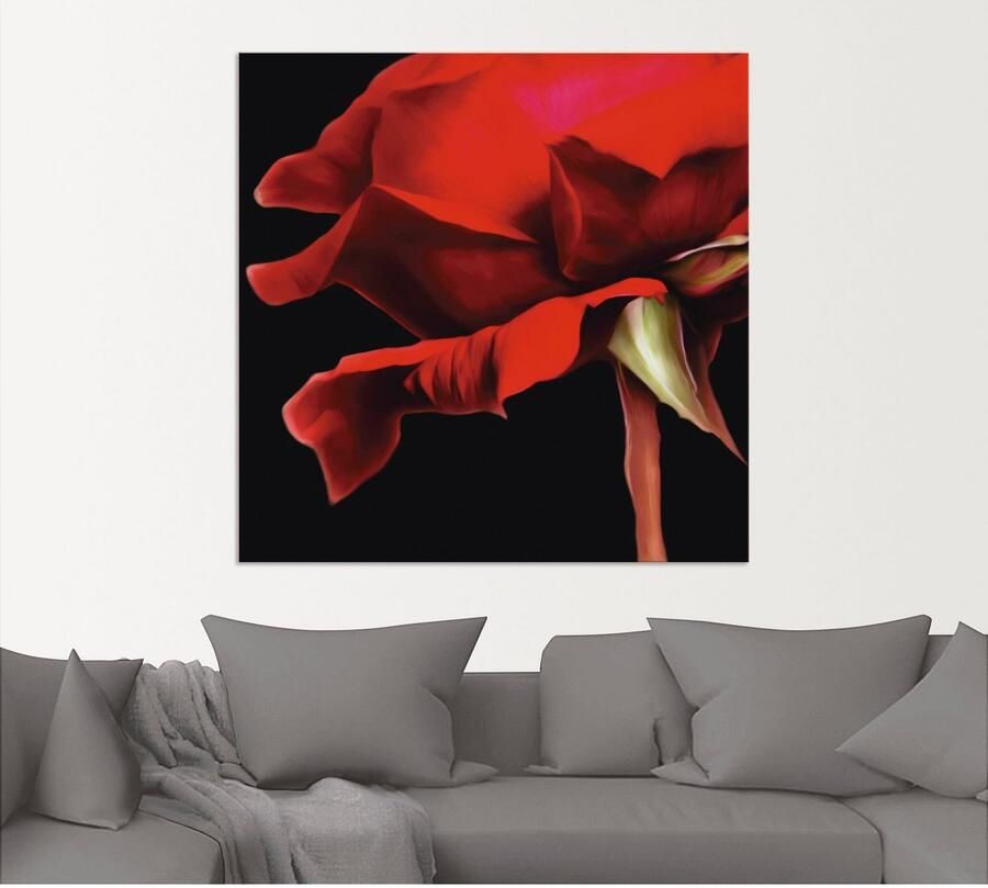 Artland Artprint Rosé als artprint van aluminium artprint voor buiten muursticker in diverse maten - Foto 5