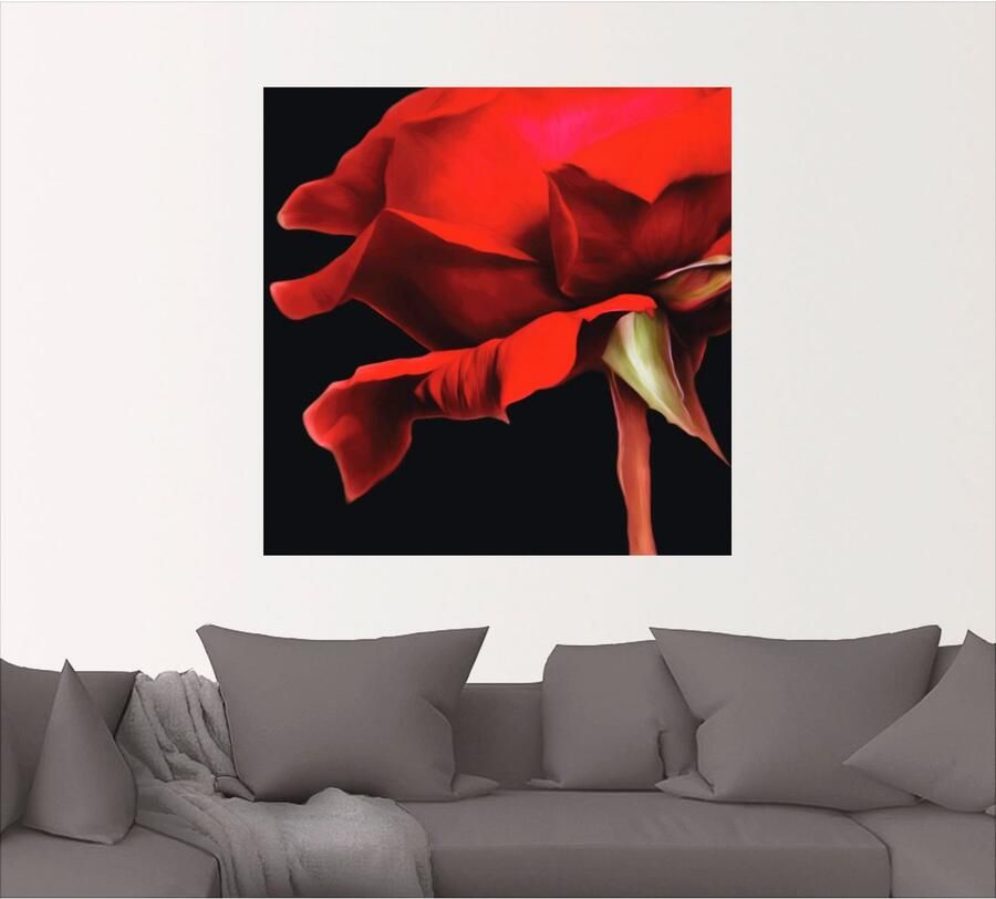 Artland Artprint Rosé als artprint van aluminium artprint voor buiten muursticker in diverse maten - Foto 3